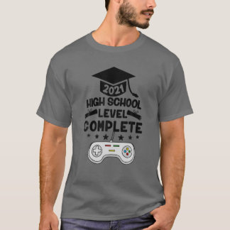 Funny Afstuderen Senior Gamer Class of 2021 Gradua T-shirt