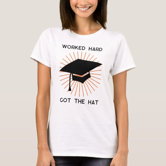 Funny Afstuderen T-shirt (Voorkant)