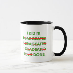 Funny Afstuderen T Shirten en Gifts Mok