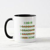 Funny Afstuderen T Shirten en Gifts Mok (Links)