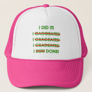 Funny Afstuderen T Shirten en Gifts Trucker Pet