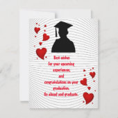 Funny Afstuderen wish Kaart (Voorkant)