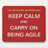 Funny Agile Project Manager Quote Project Team Muismat (Voorkant)