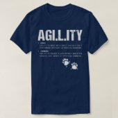 Funny Agility Definition Dogs Training Dog Trainer T-shirt (Design voorkant)