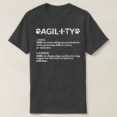 Funny Agility Dog Training T-shirt (Design voorkant)