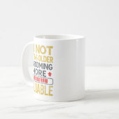 Funny Aging Dad Quote I'm Not Getting Older For Me Koffiemok (Voorkant links)