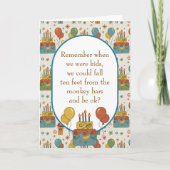 Funny Aging Humor Birthday Kaart (Voorkant)