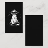 Funny Agriculture Alien Cows UFO Abduction Farmer Visitekaartje (Voorkant / Achterkant)