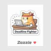 Funny AI Cat Meme – “Hold On, Let Me Ask My AI”  Sticker (Vel)