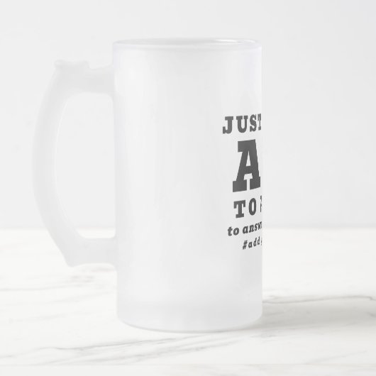 Funny AI Tech Specialist – Personalized QR Code Matglas Bierpul (Links)