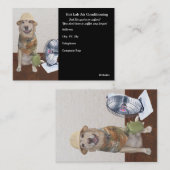 Funny Air Conditioning Business Visitekaartje (Voorkant / Achterkant)