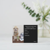 Funny Air Conditioning Business Visitekaartje (Staand voorkant)