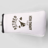 Funny Air Force Pensioen Gezegde voor gepensioneer Golfheadcover (Voorkant)