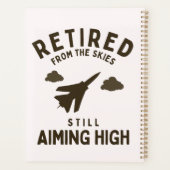 Funny Air Force Pensioen Gezegde voor gepensioneer Planner (Achterkant)