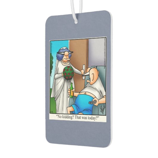 Funny Air Freshener Groom Reminder Gift Luchtverfrisser (Links)