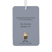 Funny Air Freshener Groom Reminder Gift Luchtverfrisser (Achterkant)