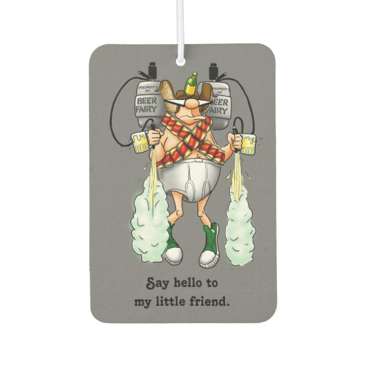 Funny Air Freshener voor hem Luchtverfrisser (Voorkant)