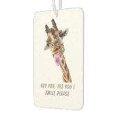 Funny Air Fresheners met Speelse Giraffe - Smile Luchtverfrisser (Links)