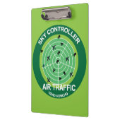 Funny Air Traffic Controller Cadeft | Mok luchthav Klembord (Links)