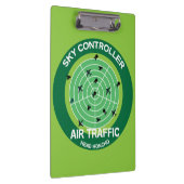 Funny Air Traffic Controller Cadeft | Mok luchthav Klembord (Rechts)