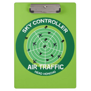 Funny Air Traffic Controller Cadeft Mok luchthav Klembord