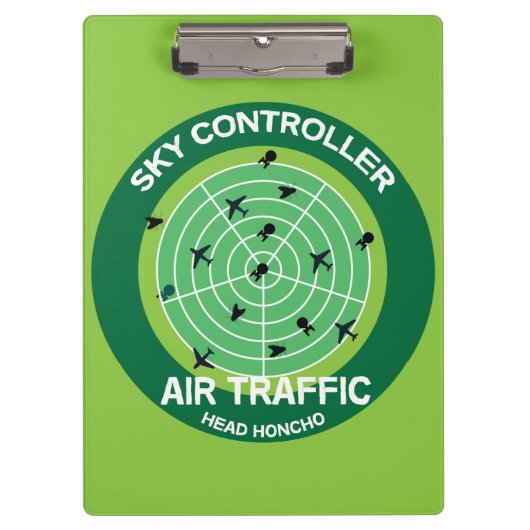 Funny Air Traffic Controller Cadeft | Mok luchthav Klembord (Voorkant)