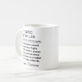 Funny Air Traffic Controller Definition Koffiemok (Voorkant links)