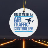 Funny Air Traffic Controller Keramisch Ornament