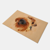 Funny Airedale Terrier Deurmat (Schuin)