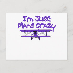 Funny Airplane Briefkaart