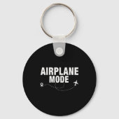 Funny Airplane Mode Flying Traveler Gift  Sleutelhanger (Voorkant)