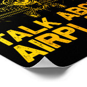 Funny Airplane Novelty For Men Women Plane Aviatio Poster (Hoek)