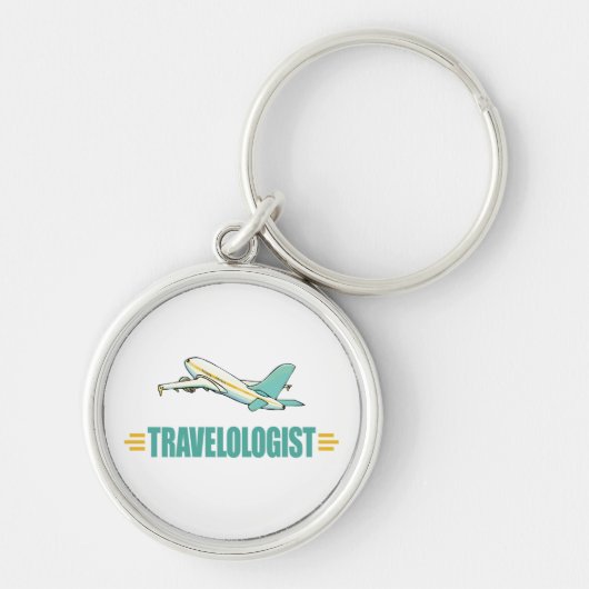 Funny Airplane Sleutelhanger (Voorkant)