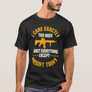 Funny Airsoft Pistool Gezegde voor vrouwen en Mann T-shirt
