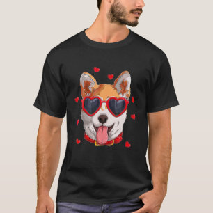 Funny Akita Inu Dog Valentijnsdag Akita Inu Love T-shirt