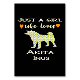 Funny Akita Lover Gift, Akita Pet Eigenaar Gift Id Kaart