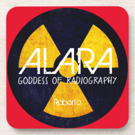 Funny ALARA Goddess of Radiography Bier Onderzetter