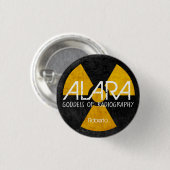 Funny ALARA Goddess of Radiography Ronde Button 3,2 Cm (Voorkant /achterkant)