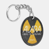 Funny ALARA Goddess of Radiography Sleutelhanger (Voorkant Links)