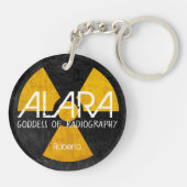 Funny ALARA Goddess of Radiography Sleutelhanger (Achterkant)
