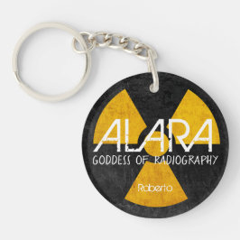 Funny ALARA Goddess of Radiography Sleutelhanger