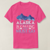 Funny Alaska belt en ik moet ontwerpen T-shirt (Design voorkant)