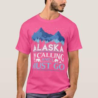 Funny Alaska belt en ik moet ontwerpen T-shirt