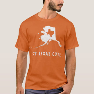 Funny Alaska Isnt Texas Cute Inside Alaska Map T-shirt