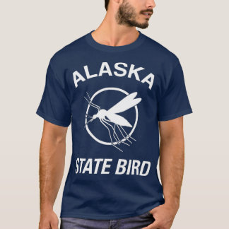 Funny Alaska State Bird Mosquito T-shirt