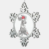 Funny Alaska Wildlife Ornament voor kerstmis Snowf (Rechts)