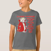 Funny Albino Possum Vampire Animal T-shirt (Voorkant)
