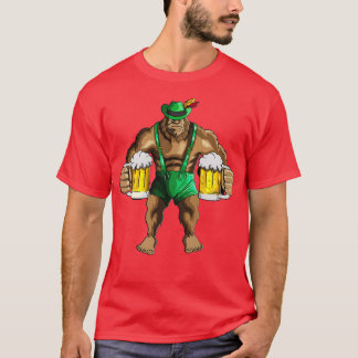 Funny Alcohol Beer Drinker Bigfoot Beer Fans T-shirt