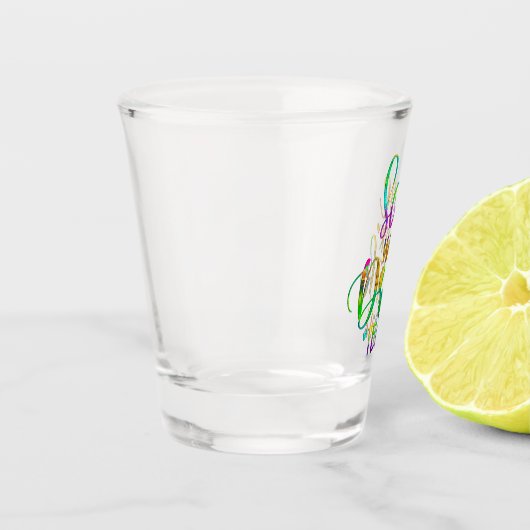 Funny Alcohol Gezegde Shot Glas (Links)