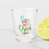 Funny Alcohol Gezegde Shot Glas (Voorkant)